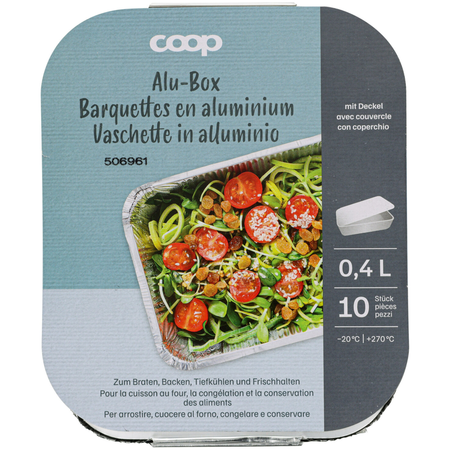Alu-Box 0.4L 10Stk