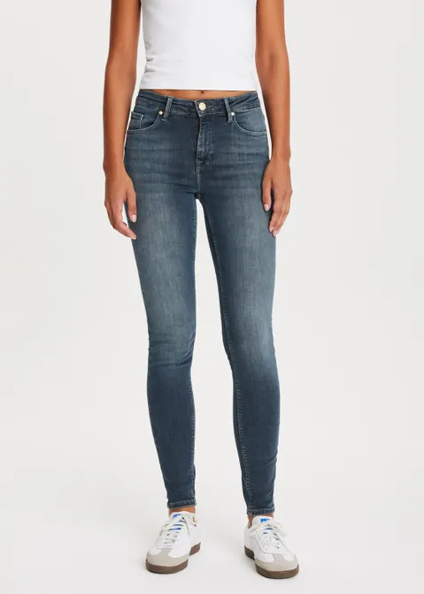 Rose mid rise skinny jeans jeans (GRS.BL)
