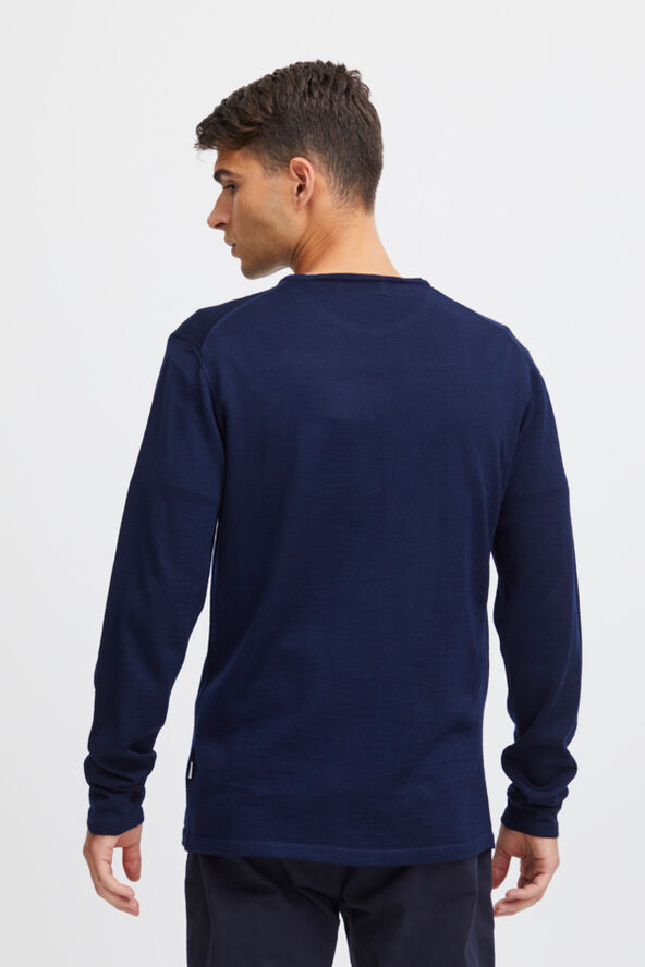 Casual Friday CFKENT Merino Crew Neck Knit Navy