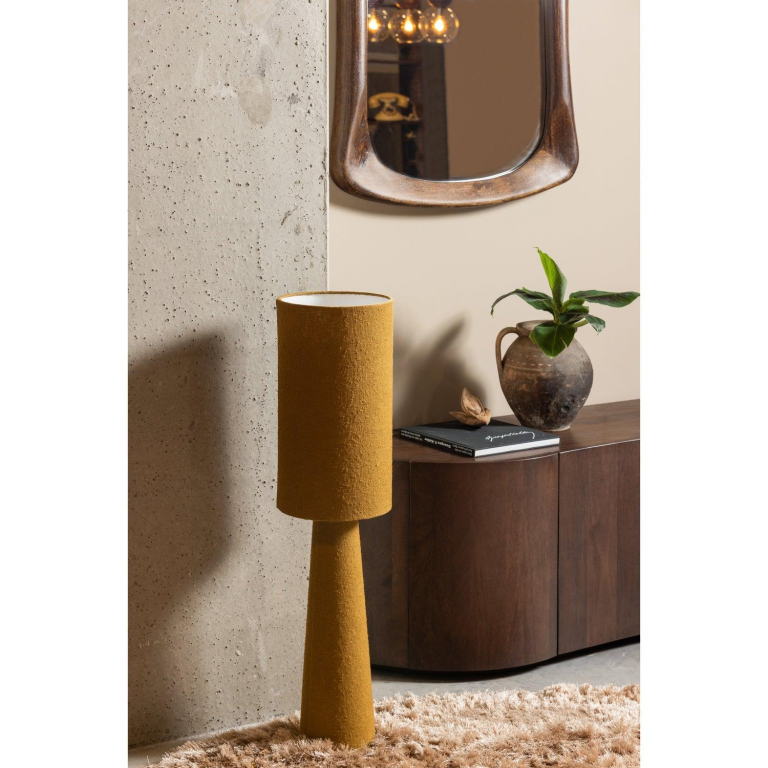 WOOOD Loft tafellamp bouclé tapenade