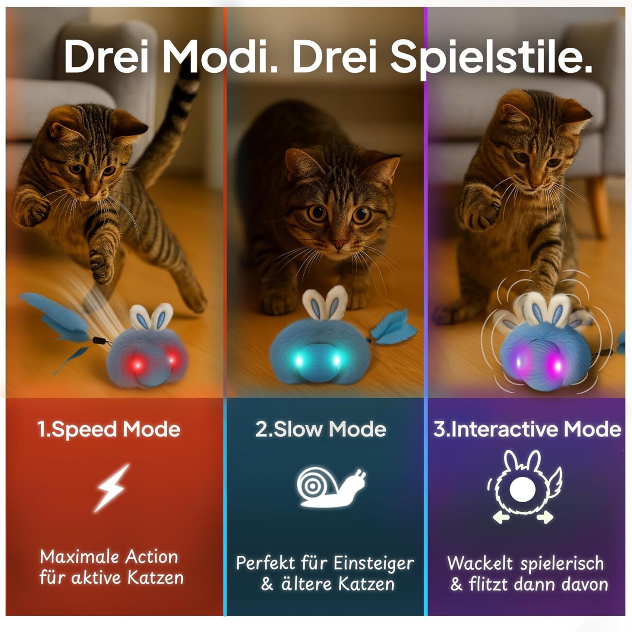 Tierhood Turboball Katzenspielzeug