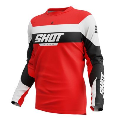 Maillot cross Shot DEVO - LEAGUE 2025 - Rouge