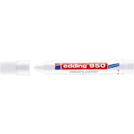 edding 950 Industriemarker, 10mm, weiß