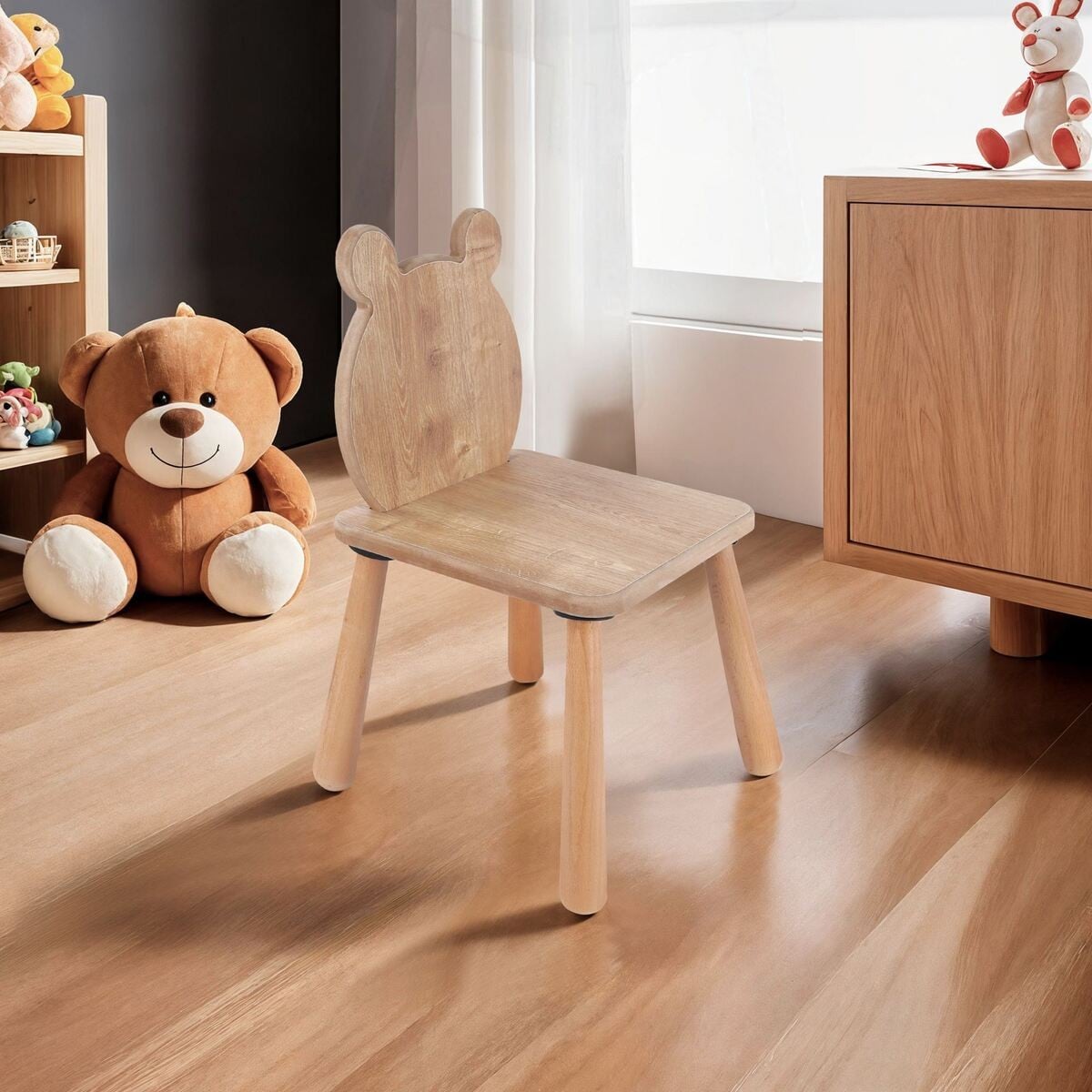 Calicosy - MAEL Kinderstoel  - H55 cm - Eiken
