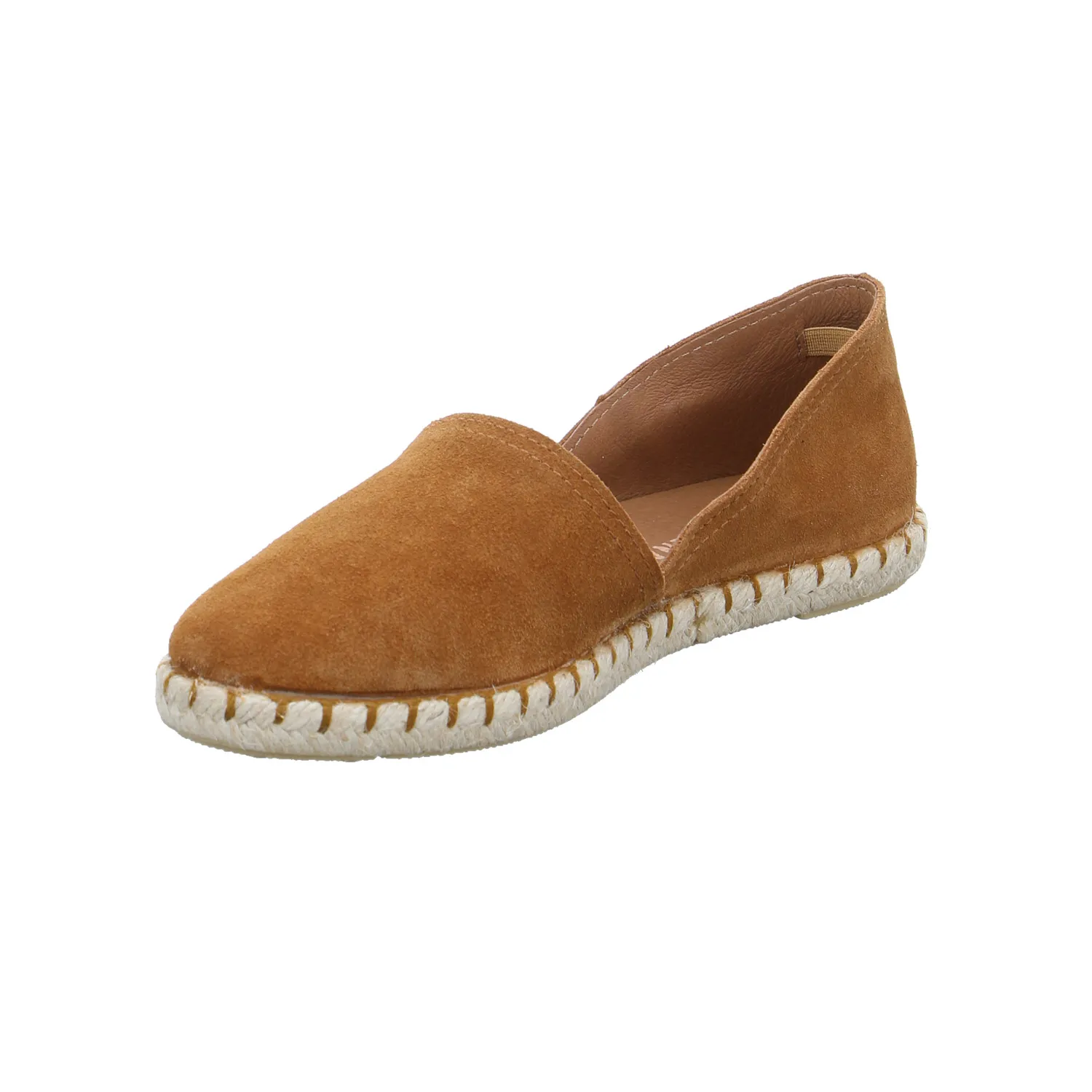VERBENAS Espadrille Cognac Leder
