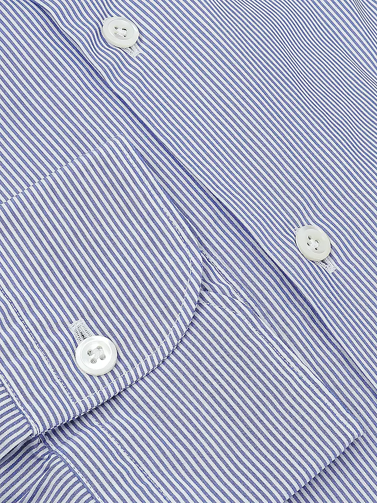 EDWARD COPPER Hemd Tailored Fit blau