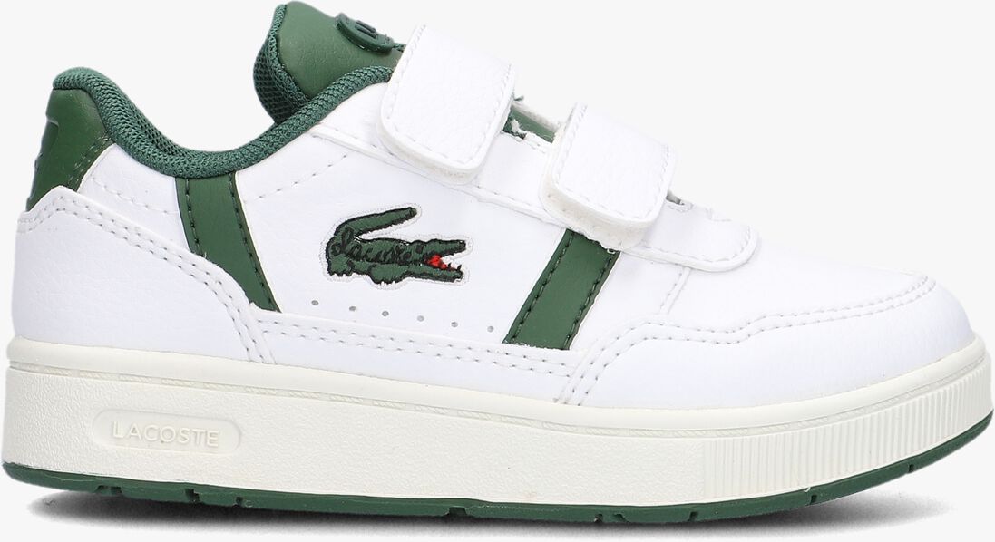 LACOSTE witte lacoste lage sneakers t-clip j