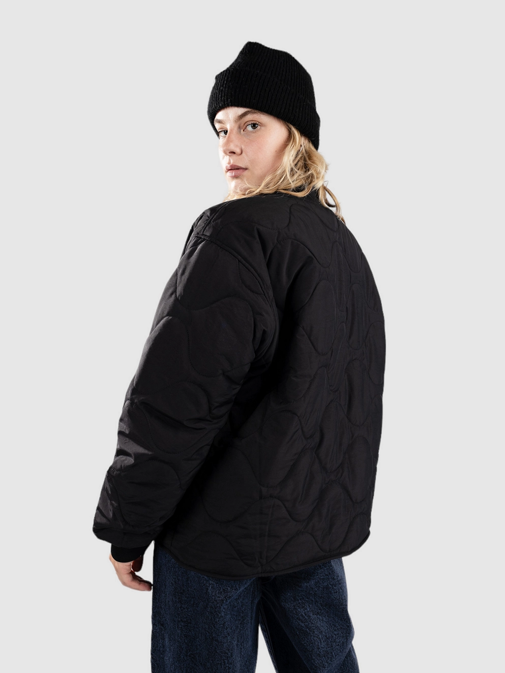 Blue Tomato Oversize Quilted Liner Jacket black