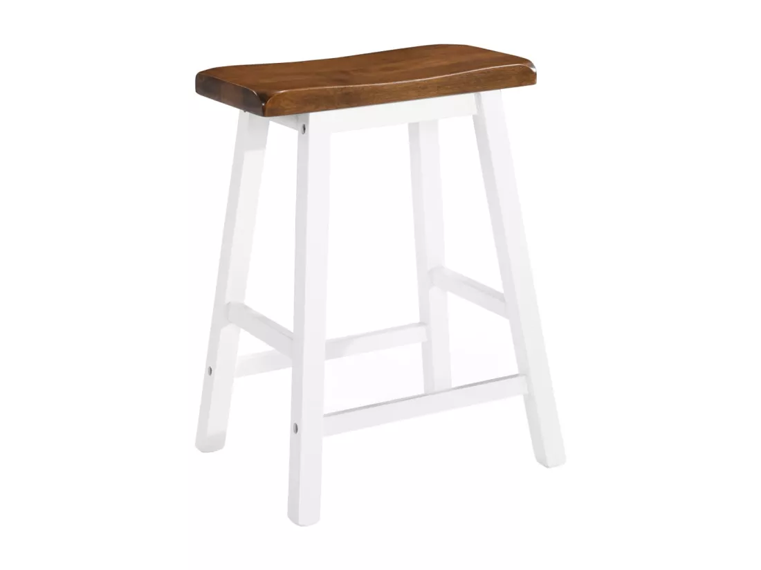 Table de bar et tabouret 3 pcs Bois massif
