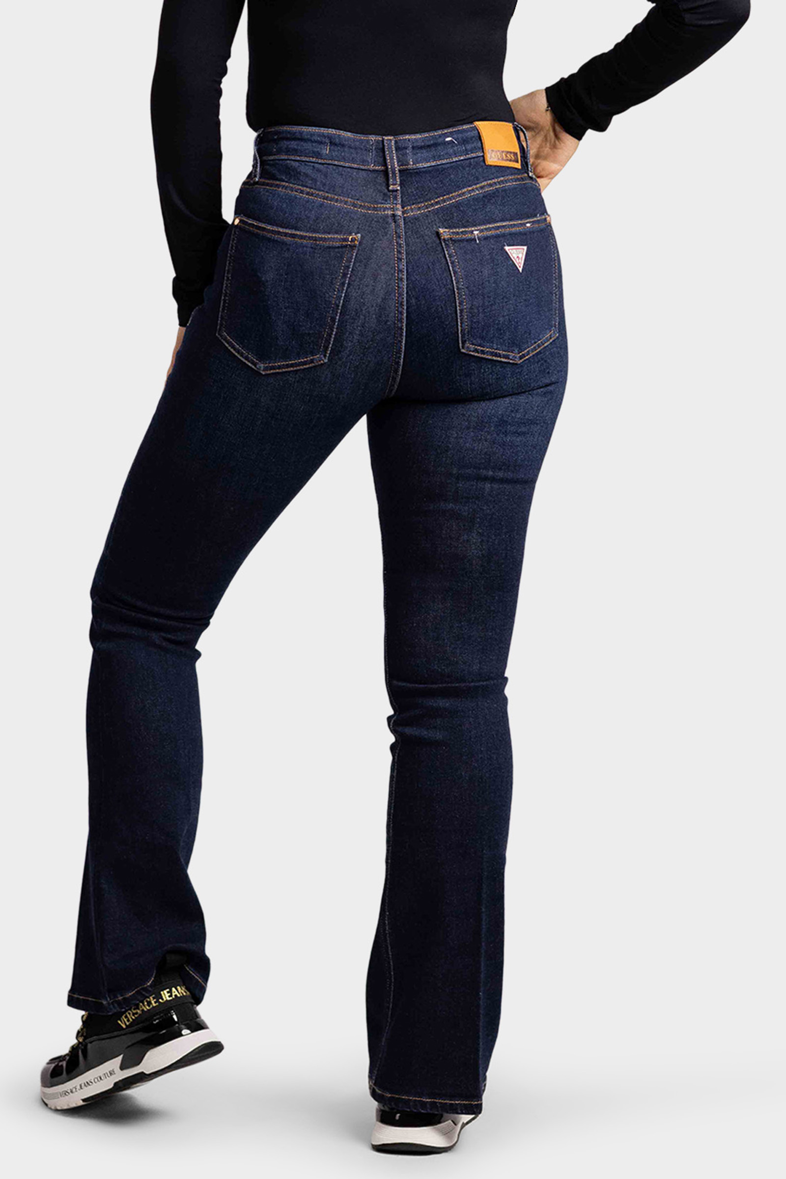 Guess Sexy Flare Jeans Dames Donkerblauw