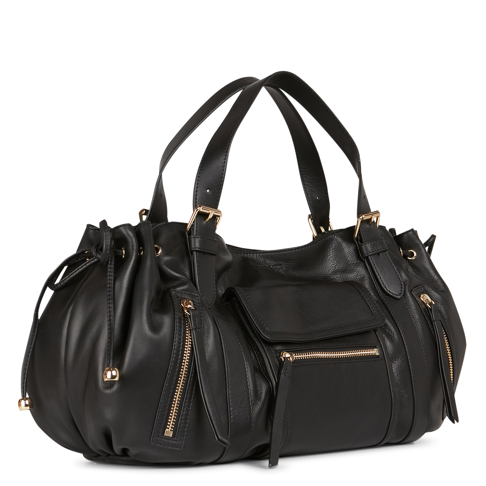 ST GERMAIN - Sac à main en cuir | Noir