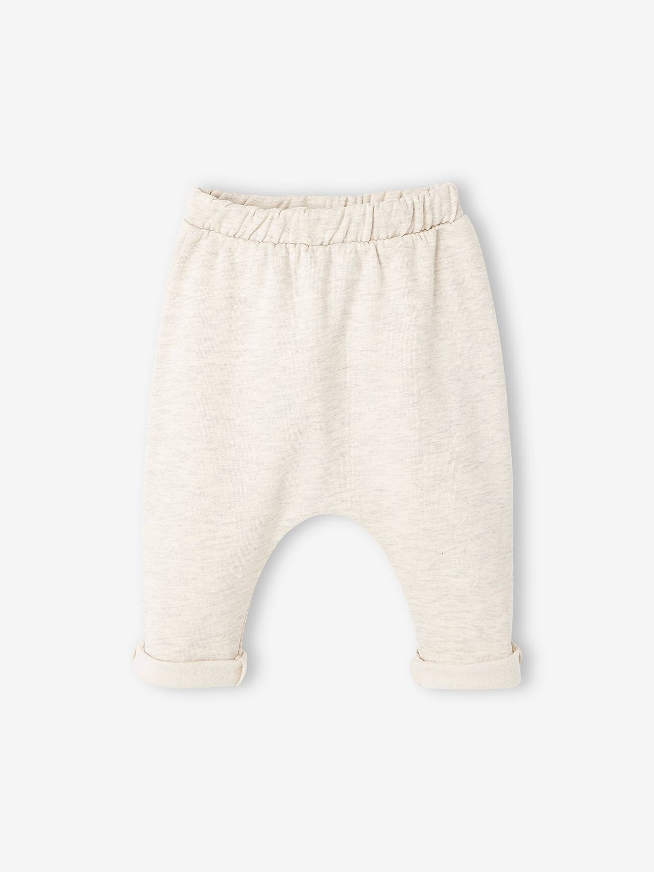 Conjunto de pelúcia para bebê de 3 peças, tamanho médio para recém-nascido, bege mesclado.