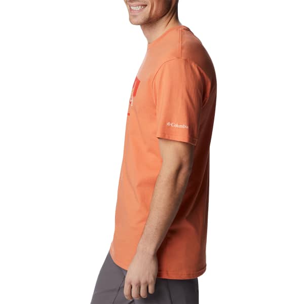 T-shirt COLUMBIA PATH LAKE™ GRAPHIC TEE II DESERT ORANGE/PEAK 2 RIVER GRAPHIC