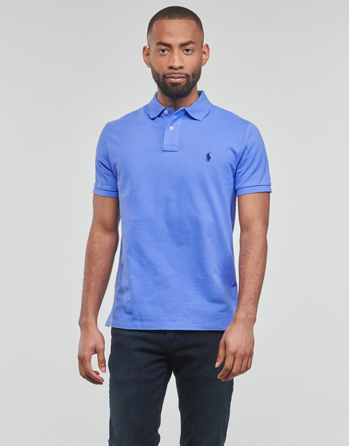 Polo Ralph Lauren - POLO COUPE DROITE EN COTON BASIC MESH Azul