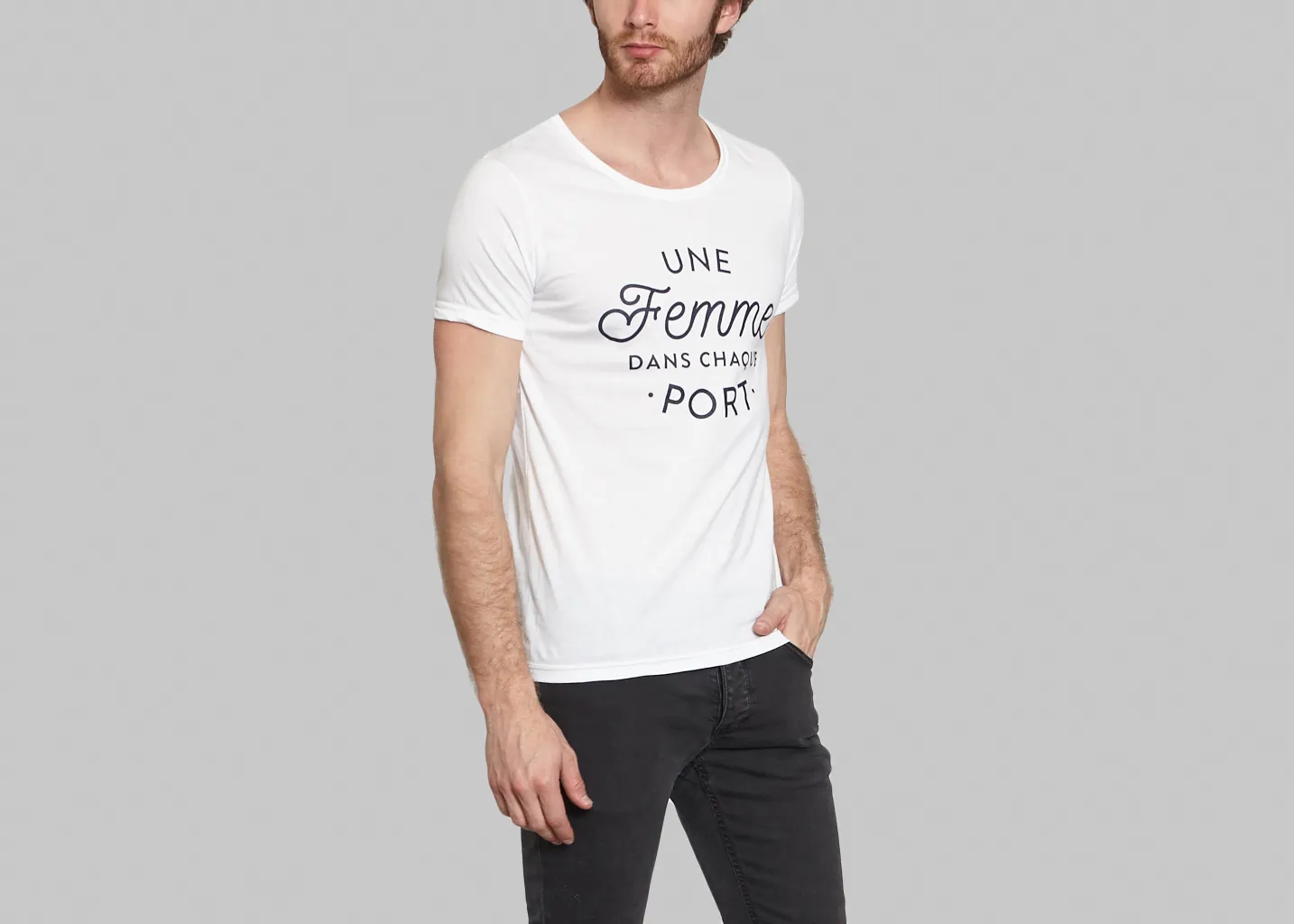 T Shirt Une Femme Dans Chaque Port Sacrebleu