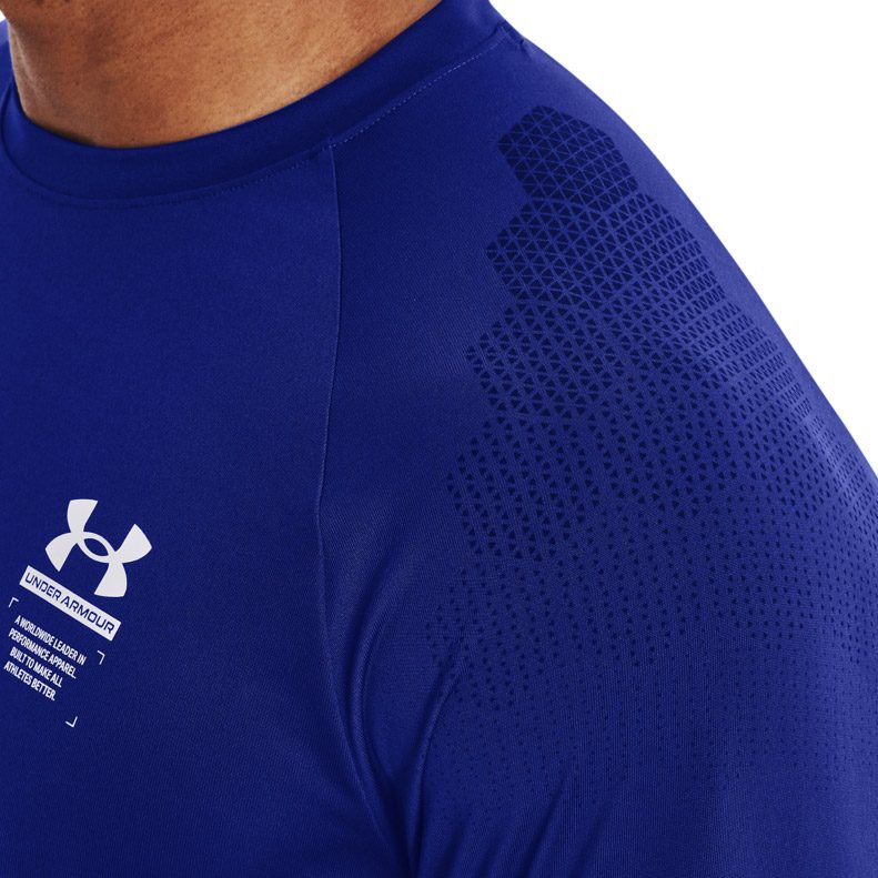 Under Armour Armourprint Longlseeve Shirt Herren royal