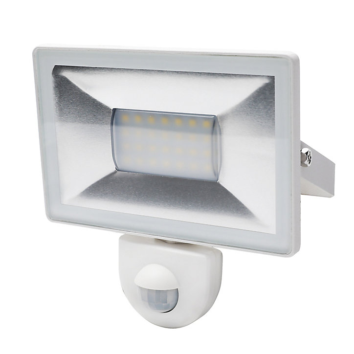 Projecteur à détection LED blanc 20W 1600 LM IP44