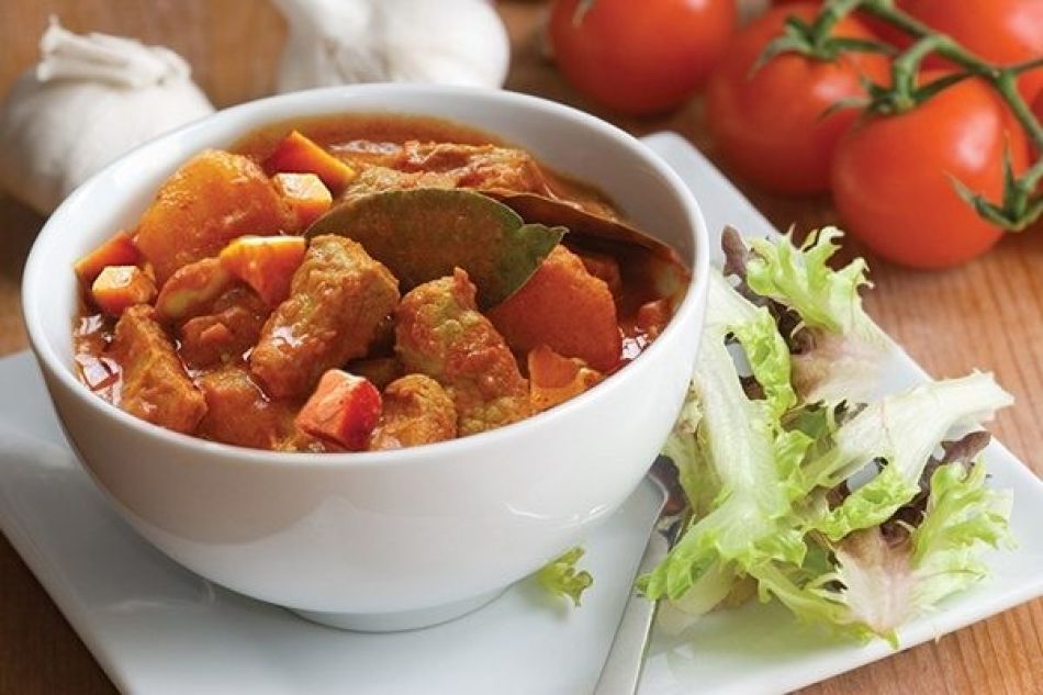 Rode curry rundvlees met pompoen