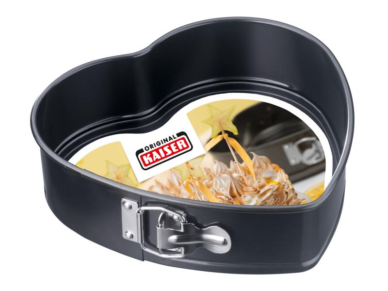 Kaiser Springform Classic Herz 26 cm Springform in Form eines Herzen mit einem Durchmesser von 26 cm