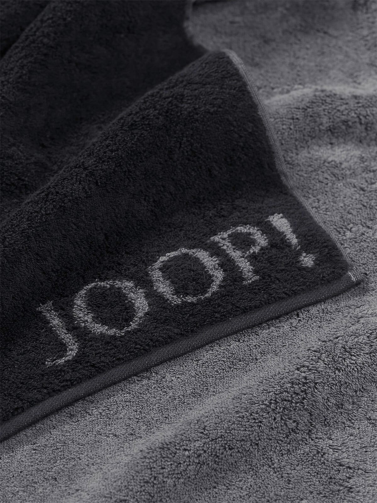 JOOP! Handtuch DOUBLEFACE 50 x 100 cm schwarz