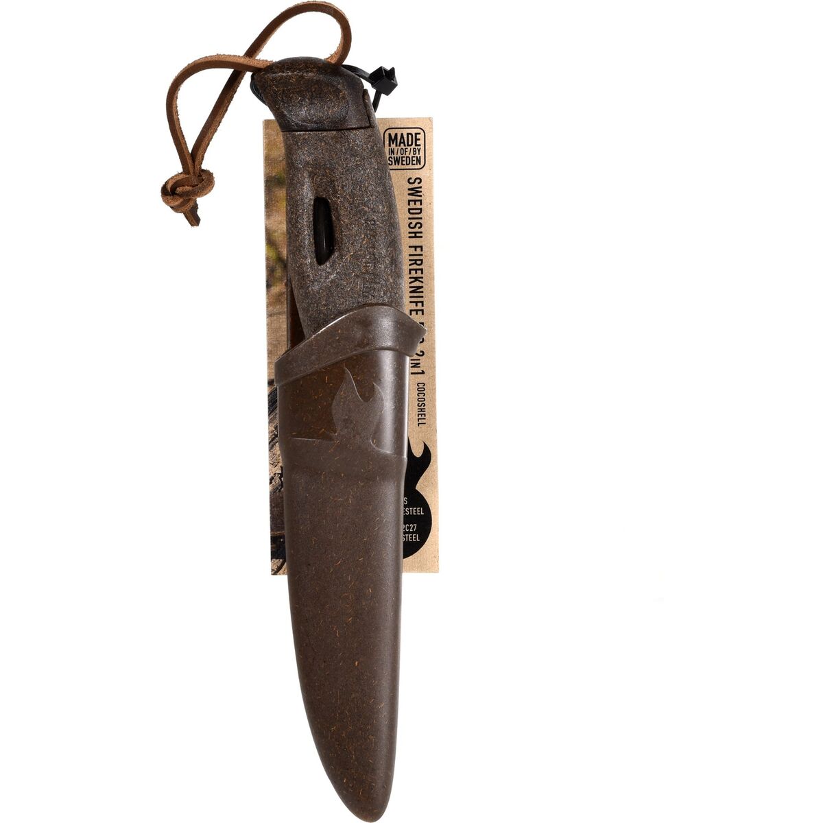 Svensk FireKnife 2-i-1, cocoshell