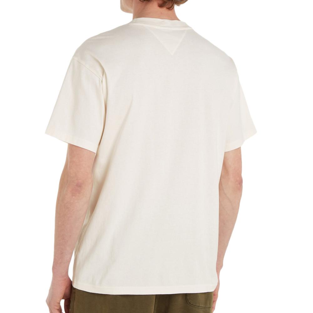 Tommy Hilfiger T-shirt écru Homme Tommy Hilfiger Luxe Varsi