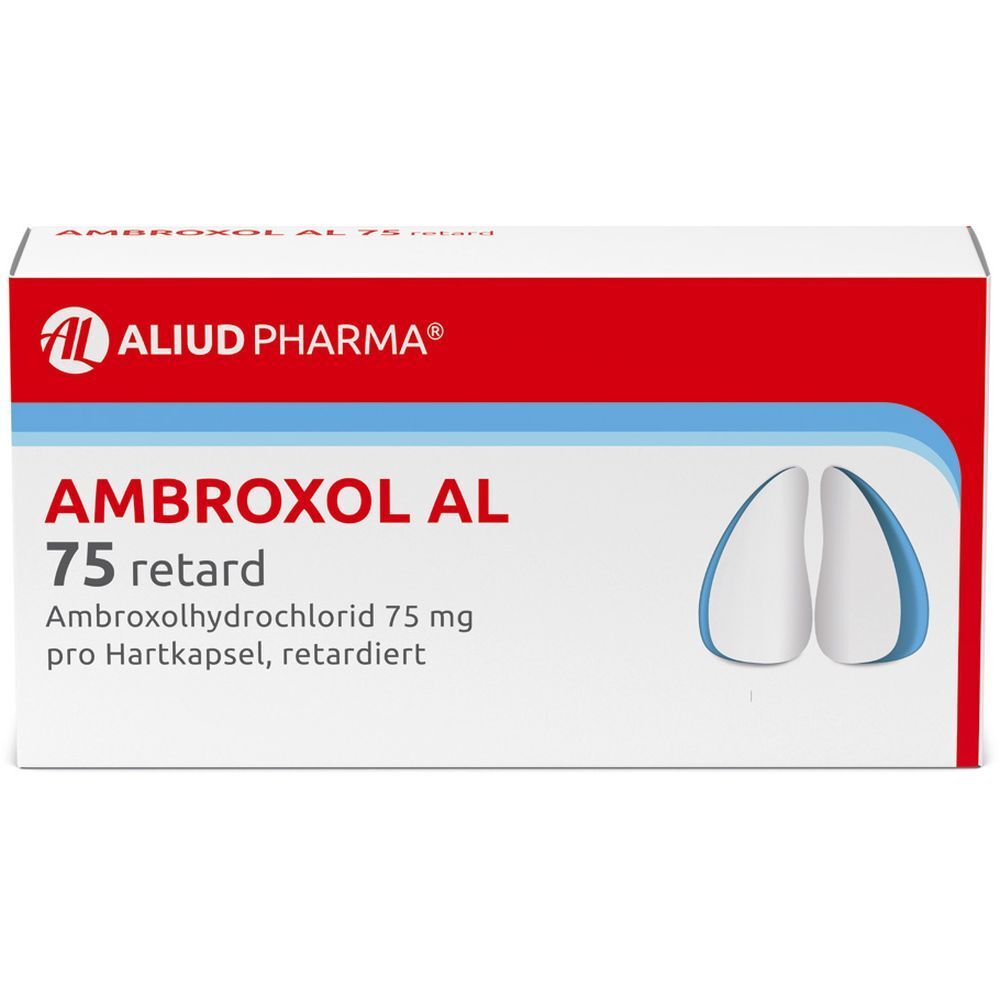 Ambroxol AL 75 retard zur Erleichterung des Abhustens bei erkältungsbedingter Bronchitis (Schleimlöser)