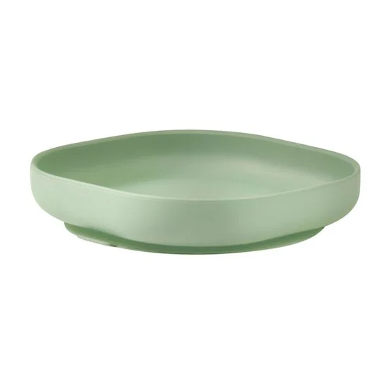 Assiette silicone ventouse    Vert Sauge        de               Béaba