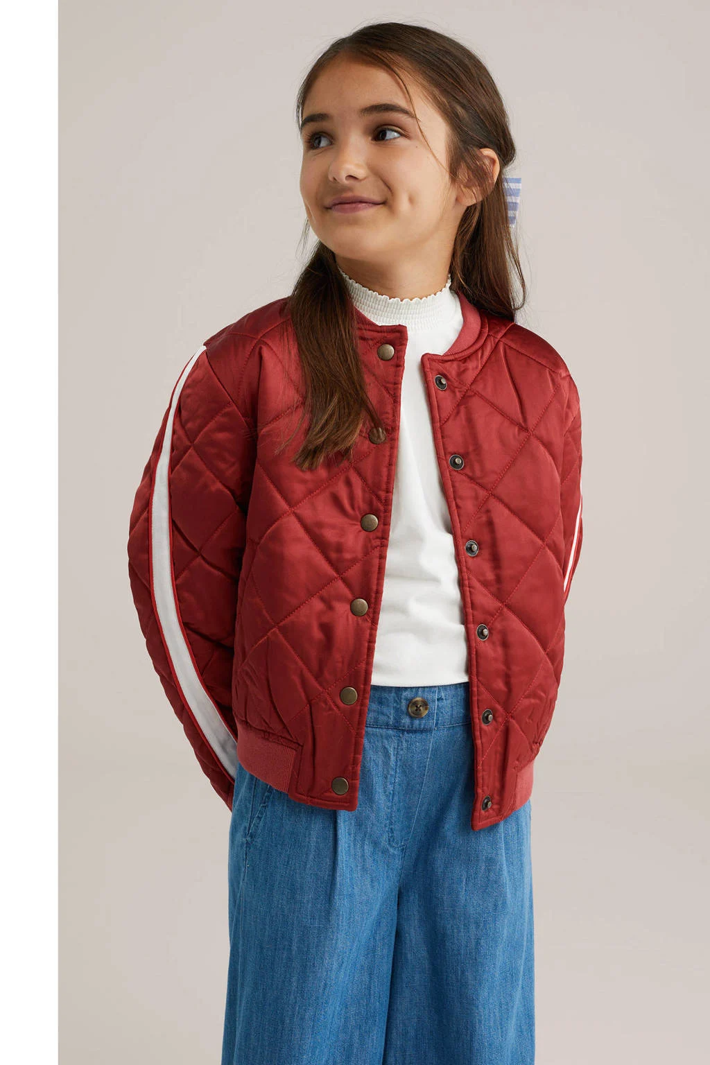 WE Fashion bomberjack rood
