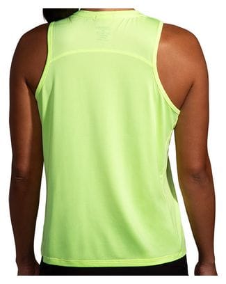 Débardeur Brooks Sprint Free Run 2.0 Jaune Femme
