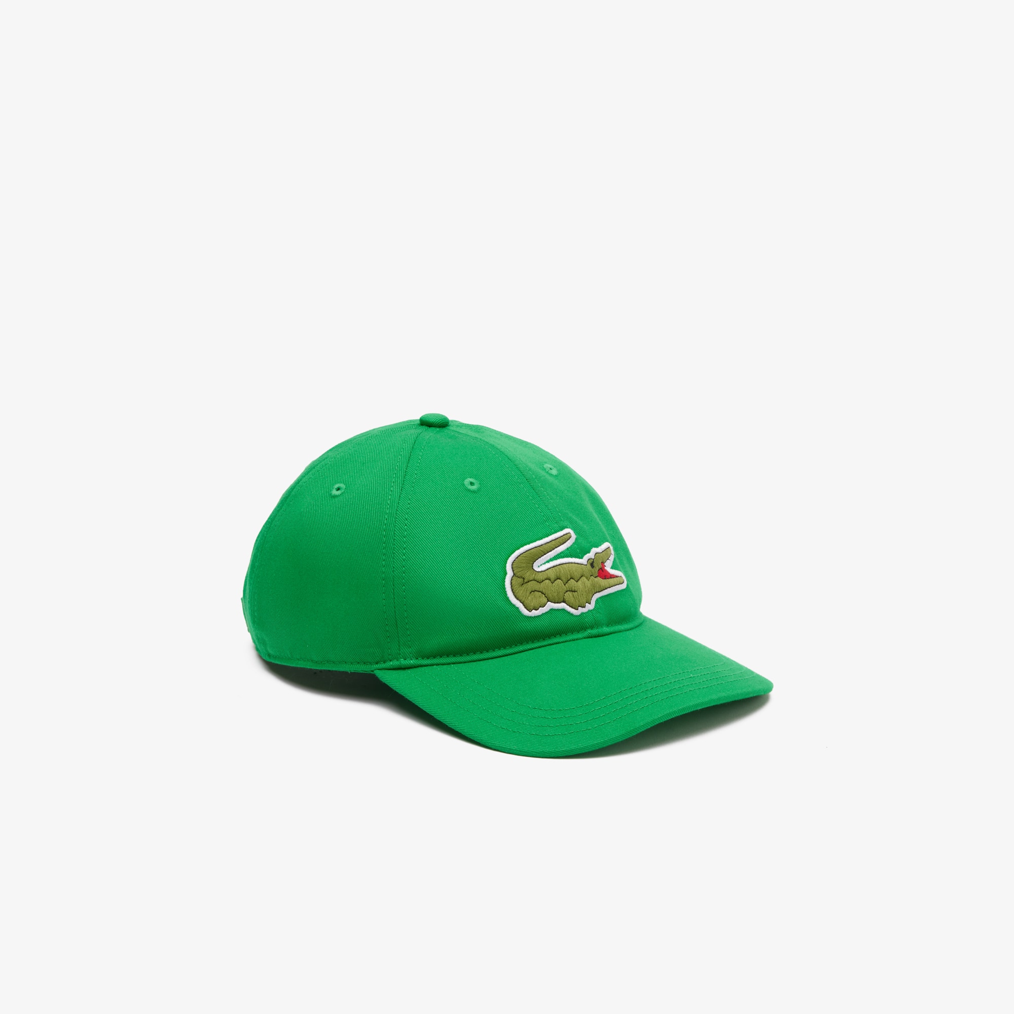 Casquette unisexe ajustable Lacoste en twill de coton biologique Chapeaux & Casquettes - Vert - Lacoste - Unisex