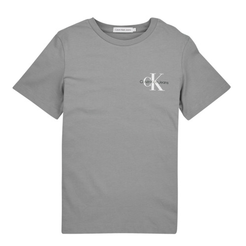 Calvin Klein Jeans - CHEST MONOGRAM TOP - Gris