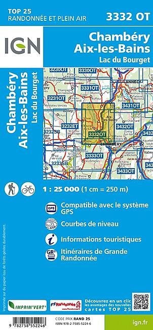 IGN - TOP25 3332OT CHAMBERY 1 25 000
