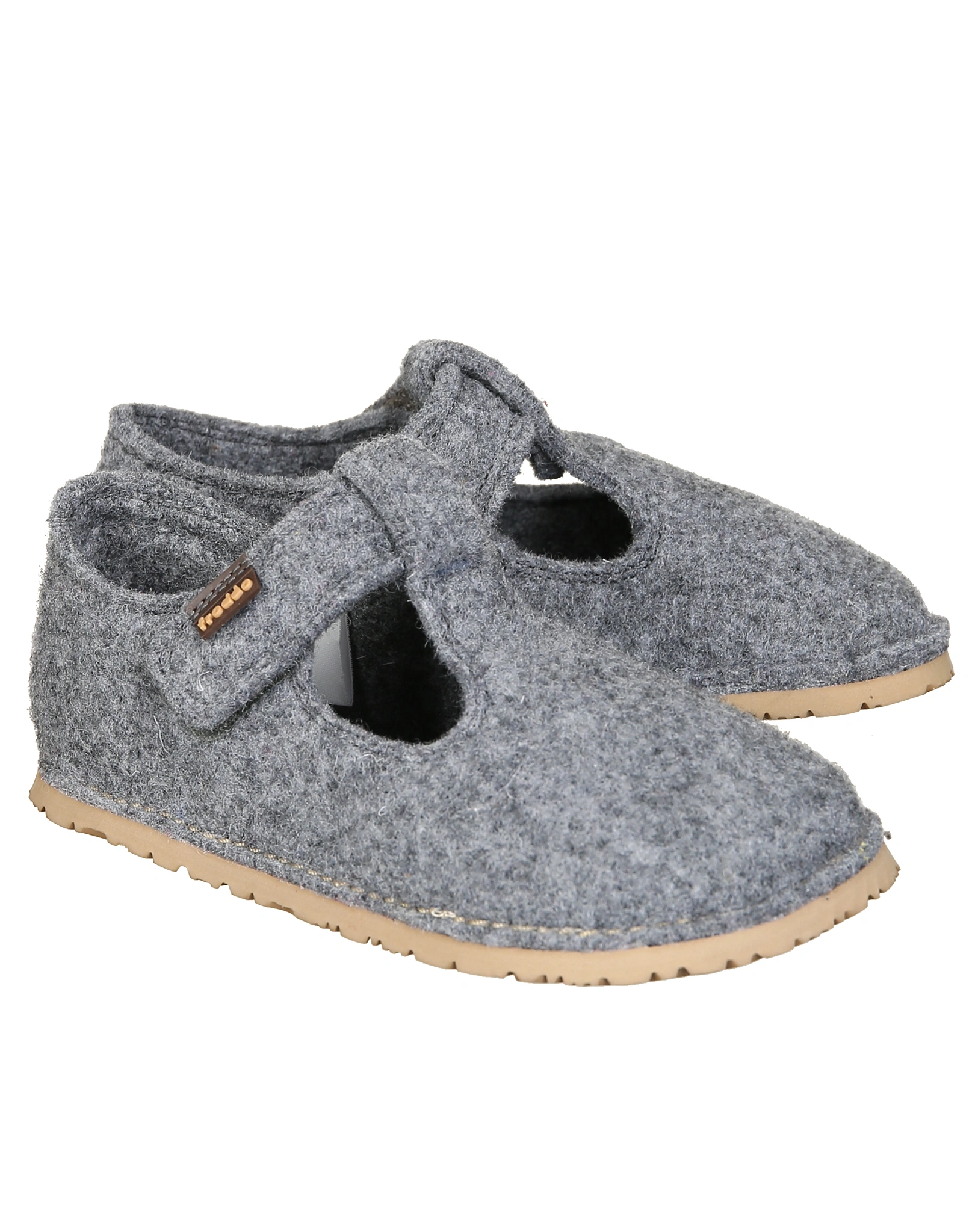 Hausschuhe FLEXY WOOLY BAREFOOT in grey