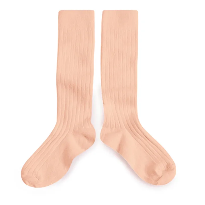 Collégien Chaussettes La Haute | Rose poudré