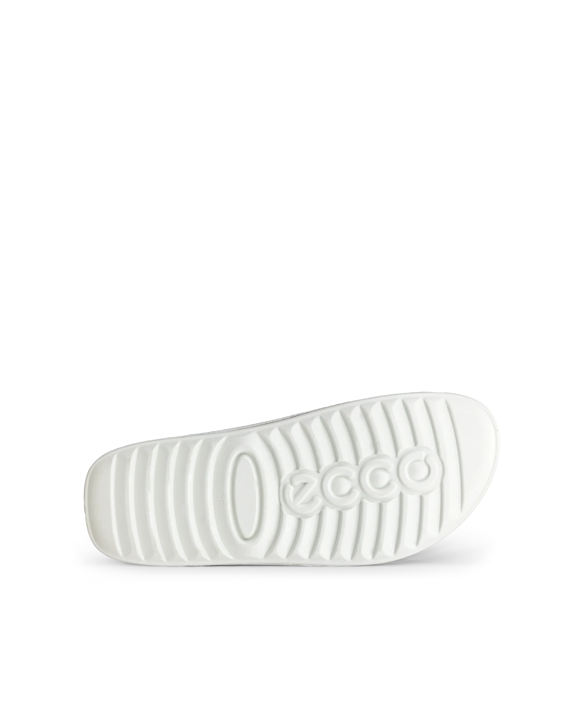 ECCO COZMO W Damen Ledersandale mit zwei Riemen Weiß