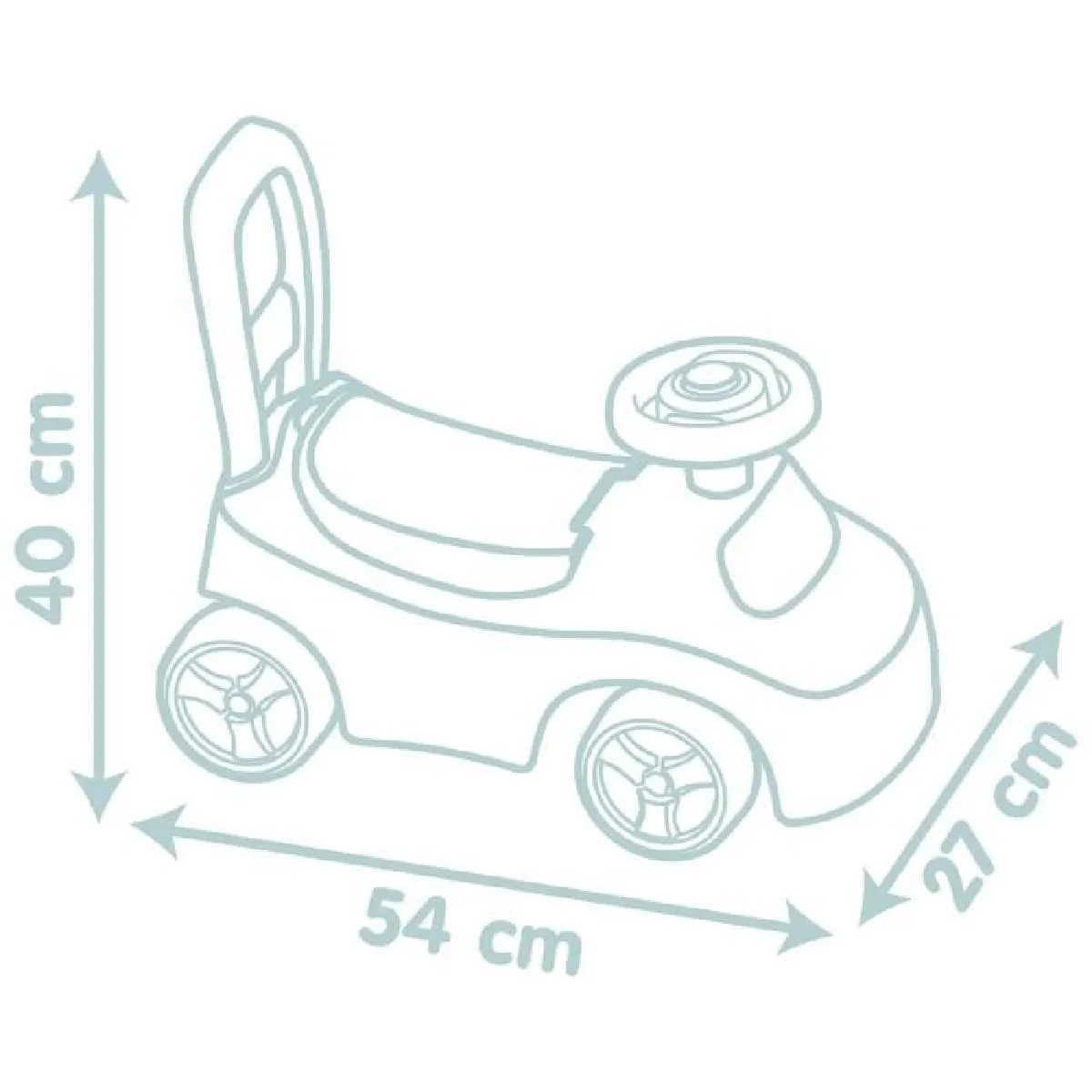 Porteur Auto Little Smoby