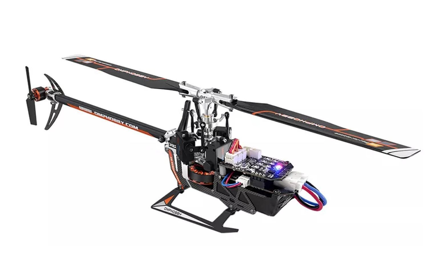 Helikopter M1 EVO Flybarless, 3D, Gelb BNF<br>OMP M1 Evo – Vollwertiger 3D Heli im Mini Format mit nur 290 mm Rotordurchmesser