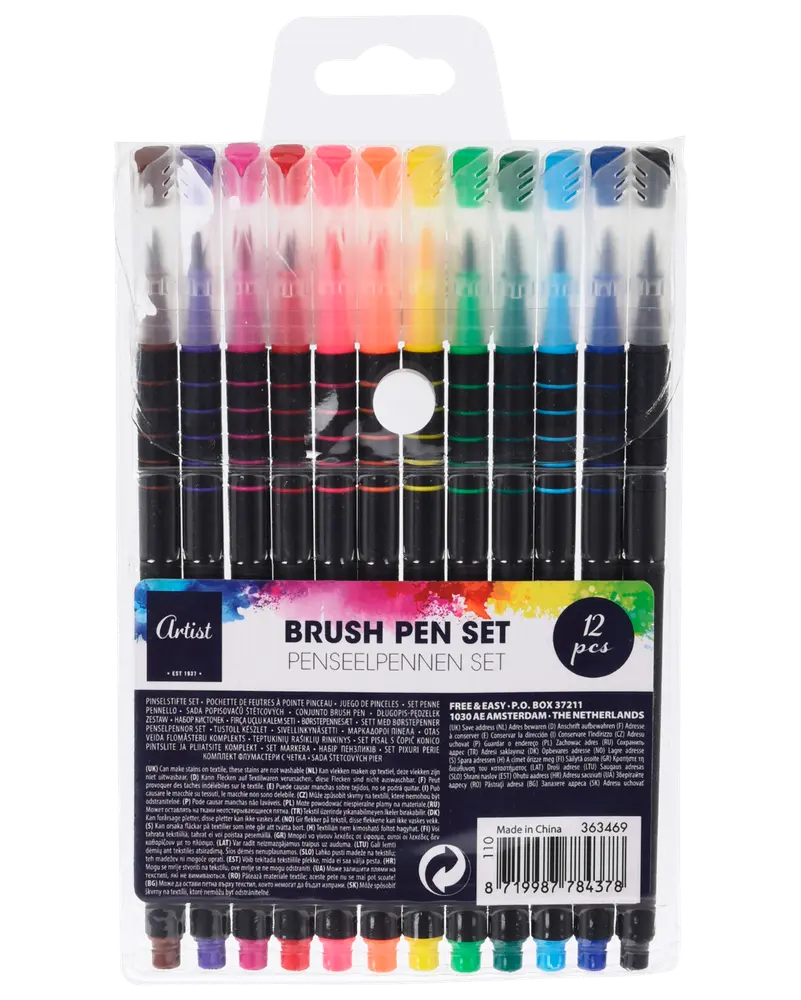 Brush tusch 12-pak