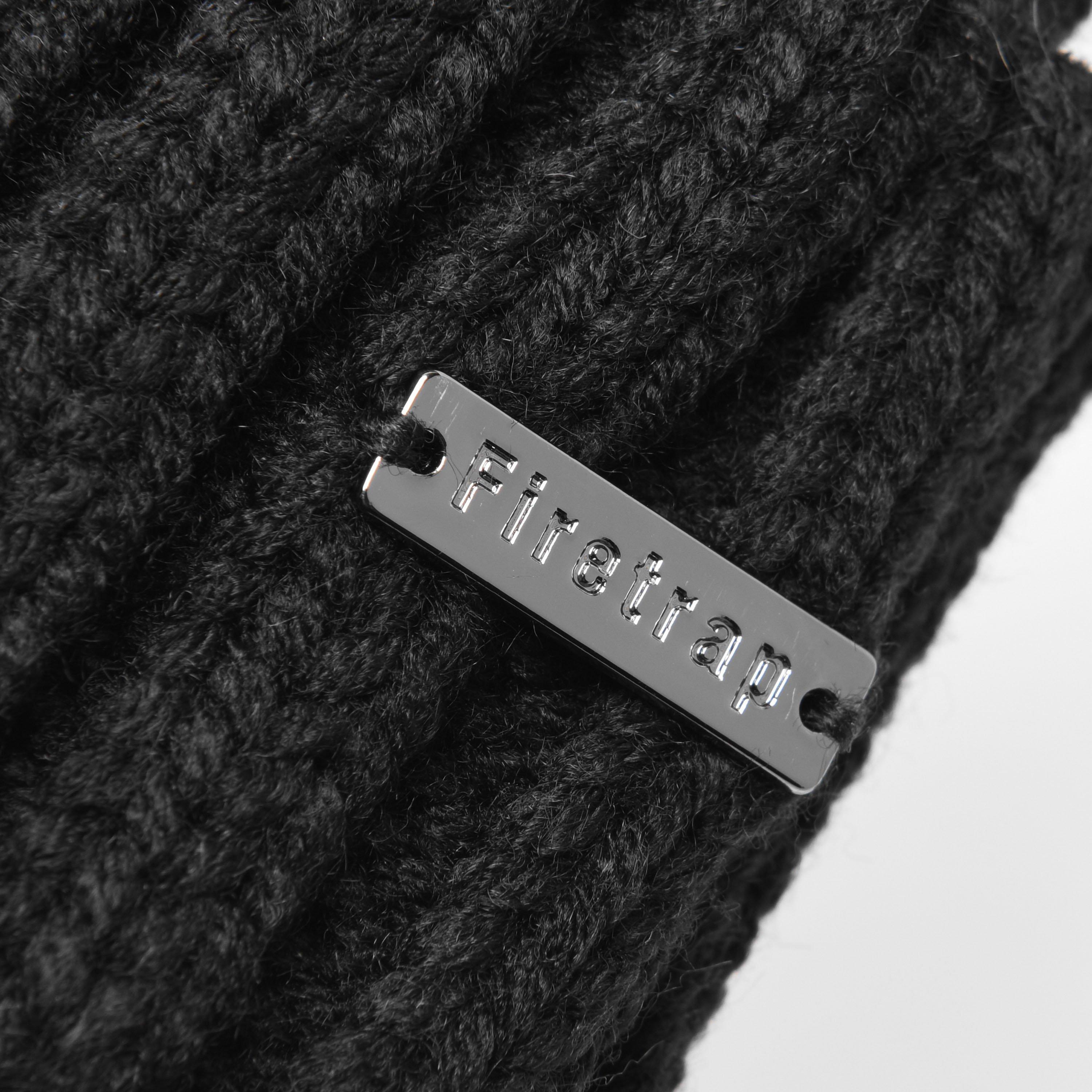 Firetrap Men's Cable Knit Beanie