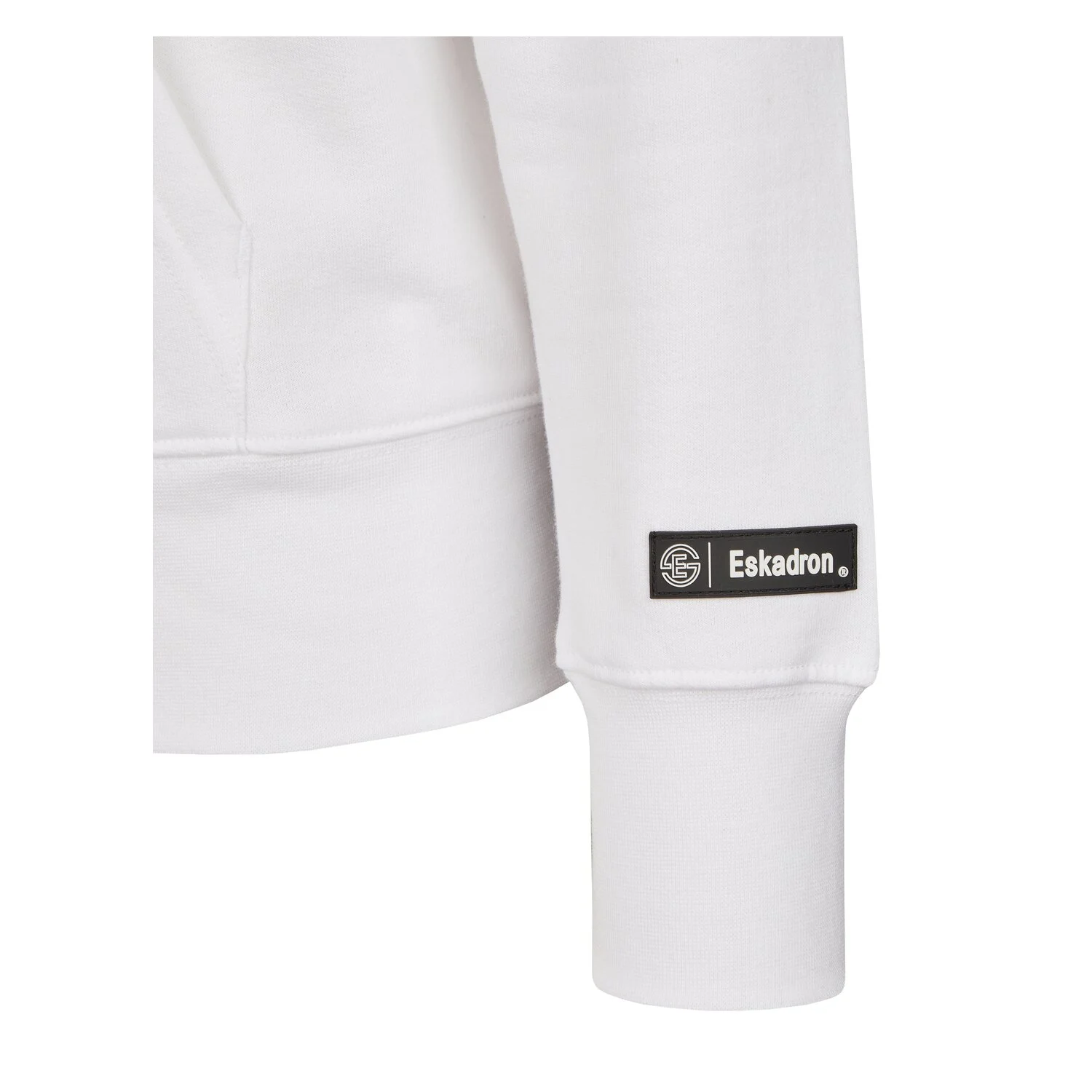 ESKADRON Dynamic Hoodie Tech-Jersey Zip-Hood - white