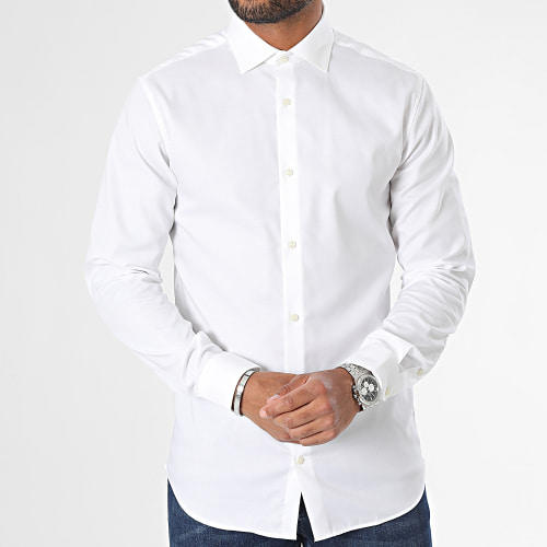 Chemise Manches Longues Parker Blanc