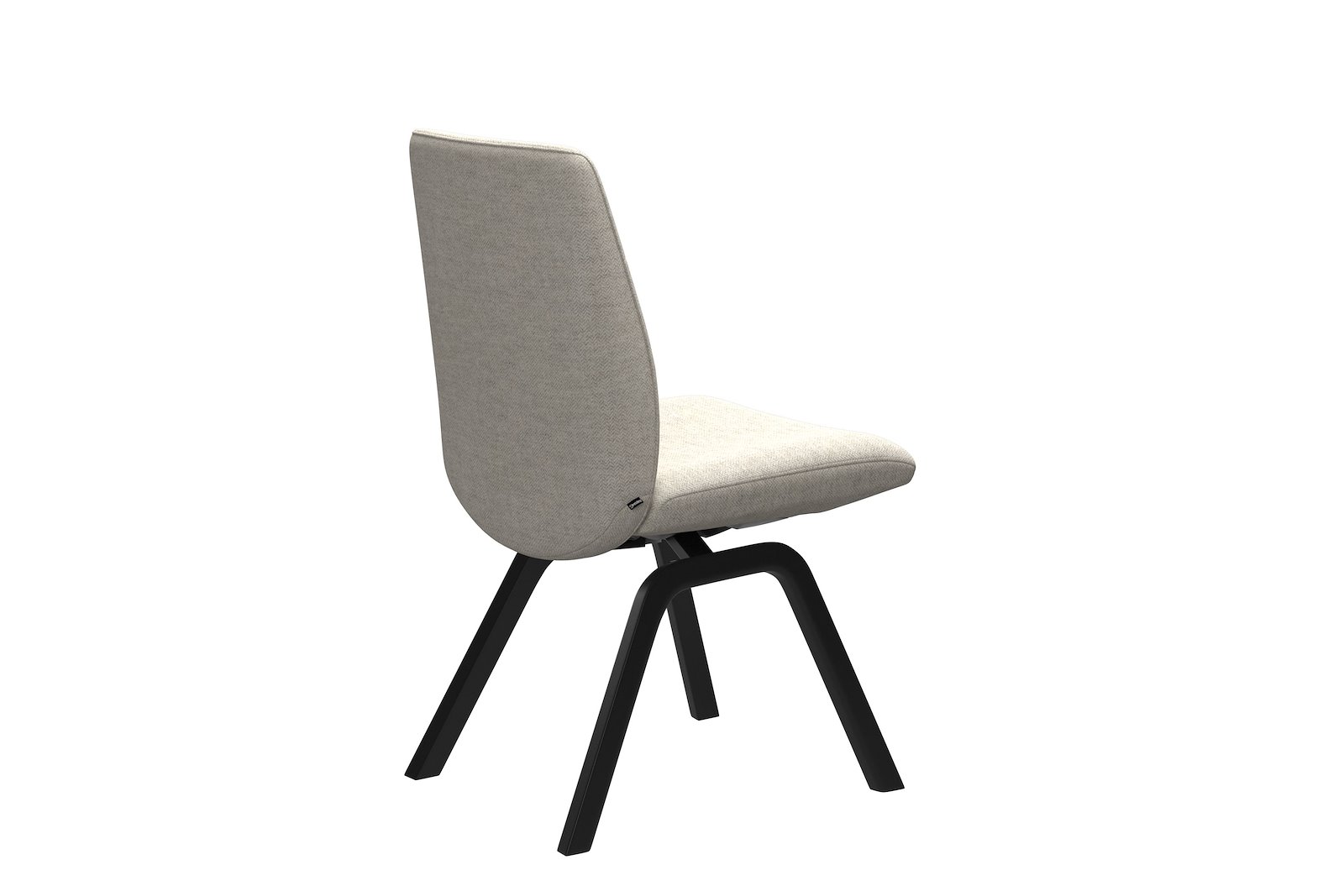 Chilli spisestol Tekstil Peony - Light Beige - Sort