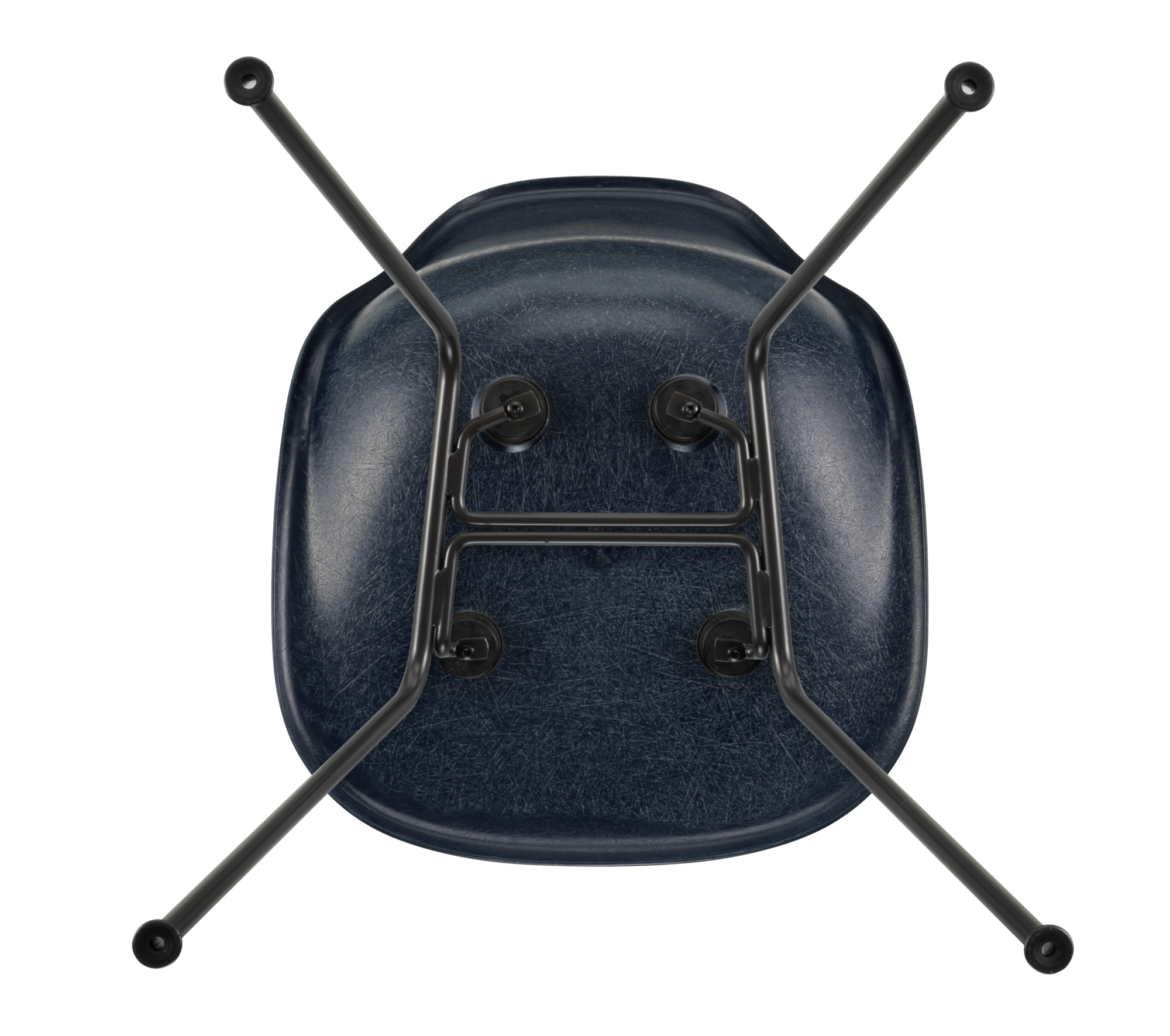 Eetkamerstoel DSX Fiber basic dark onderstel navy blue