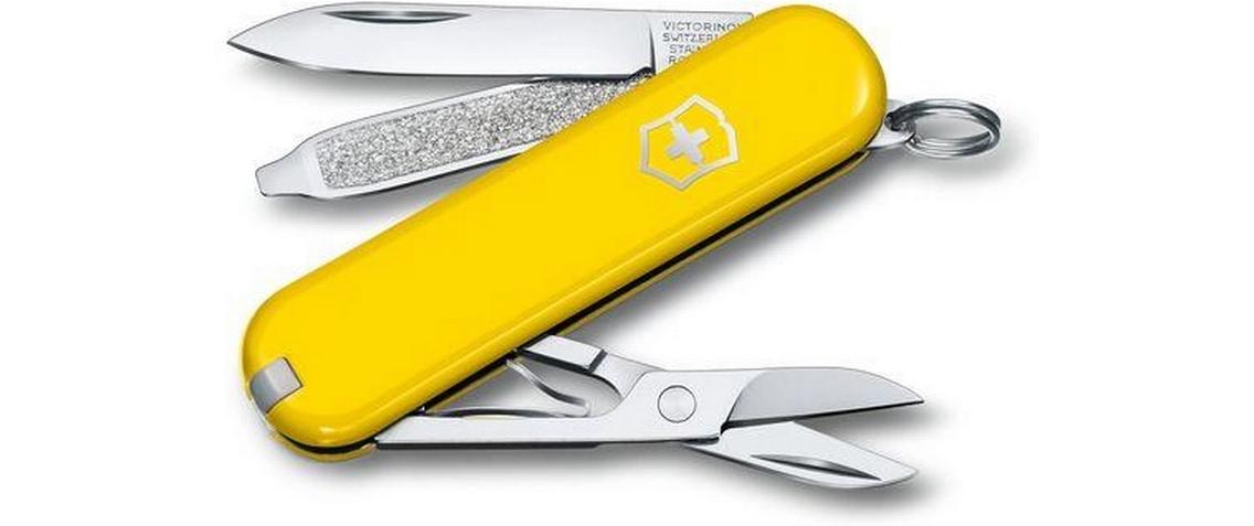 Taschenmesser Classic SD, 58 mm, GelbSchweizer Sackmesser