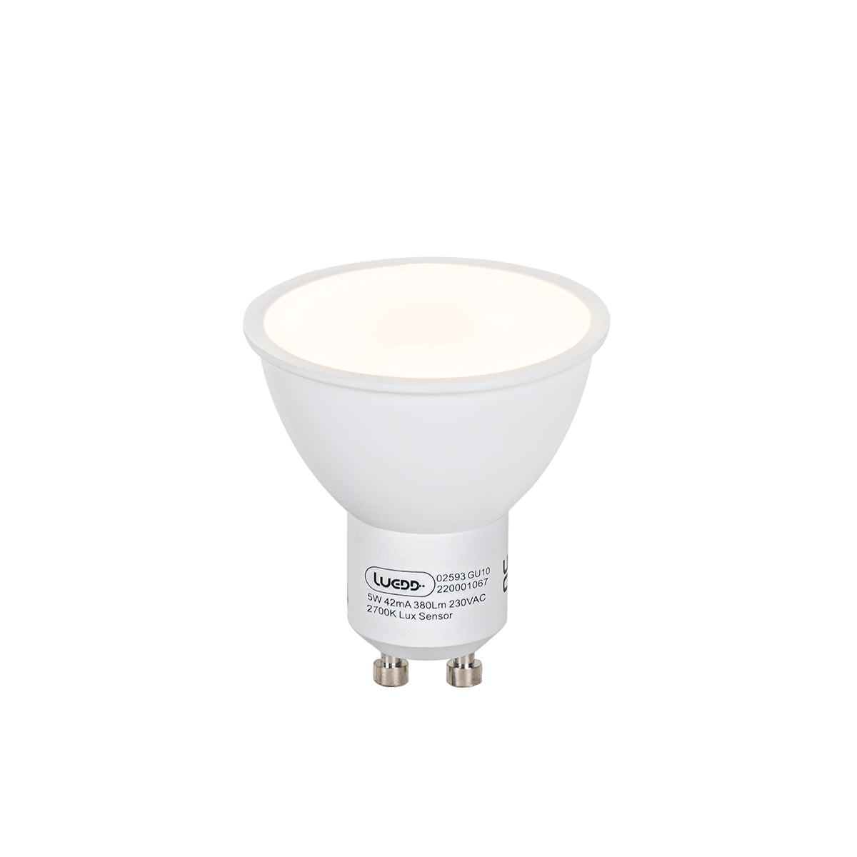LUEDD GU10 LED lamp schemersensor 5W 380 lm 2700K