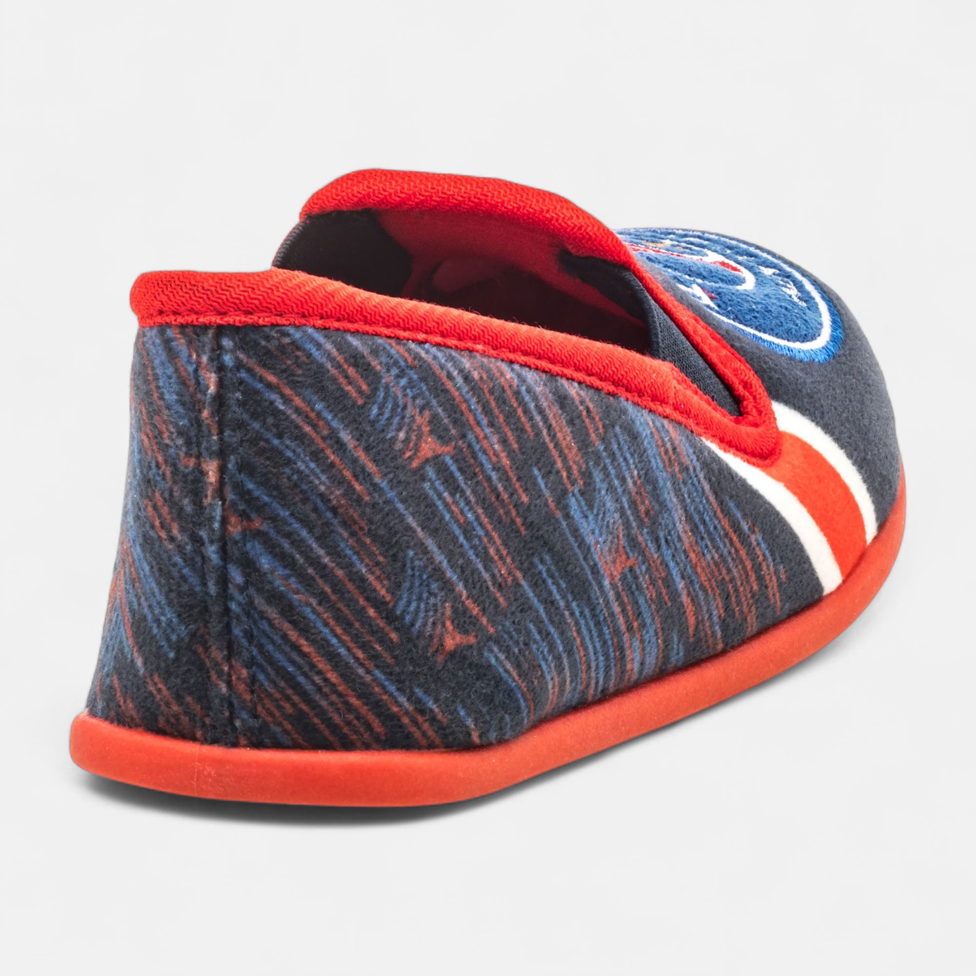 Pantoufles pieds sensibles Garçon bleu marine