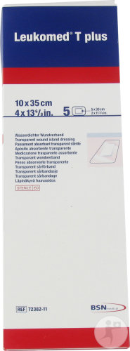 Bsn Medical Leukomed T Plus Pansement Absorbant Transparent Stérile 10cmx35cm Pièces 5 (7238211)