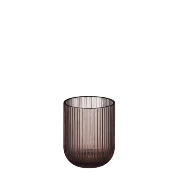 Drinkglas paars - h9,5xd7,5cm