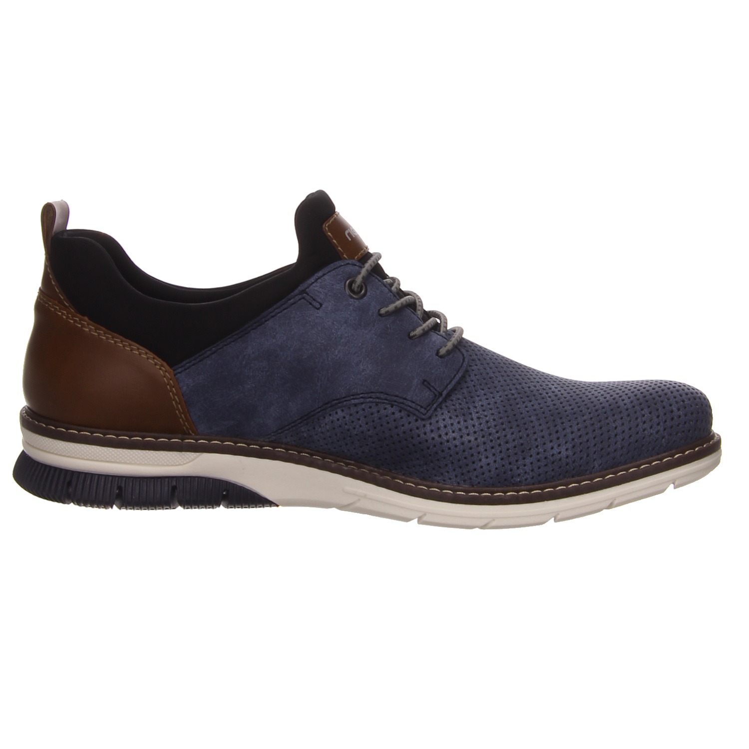 Rieker Schnürhalbschuh blau blau
